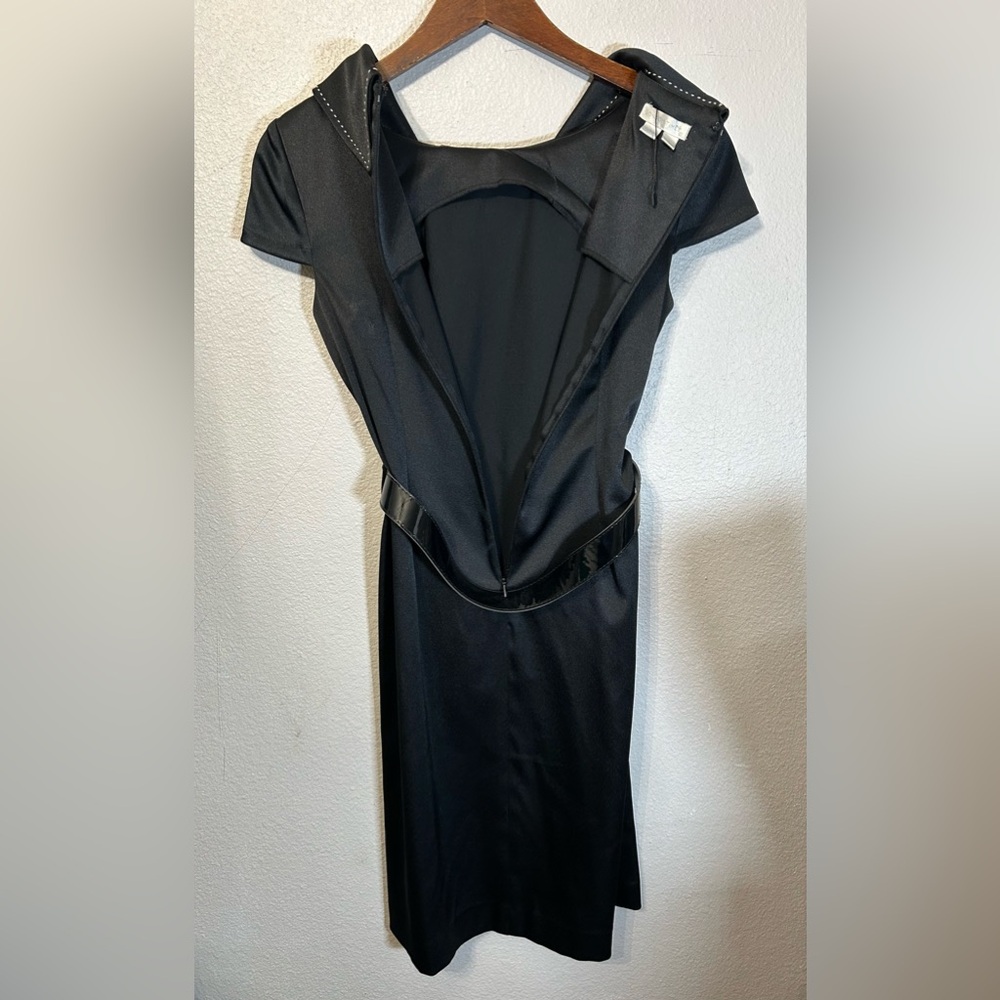 London Times Black Dress Size 4 - Picture 7 of 15
